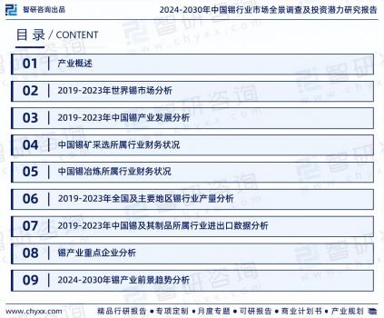 中國(guó)錫行業(yè)發(fā)展現(xiàn)狀及前景趨勢(shì)預(yù)測(cè)報(bào)告