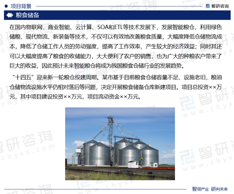 某市糧食儲備倉庫新建項目可行性研究報告