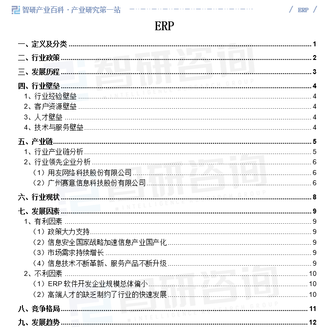 產業風險預警|產研中心——ERP產業百科【123】