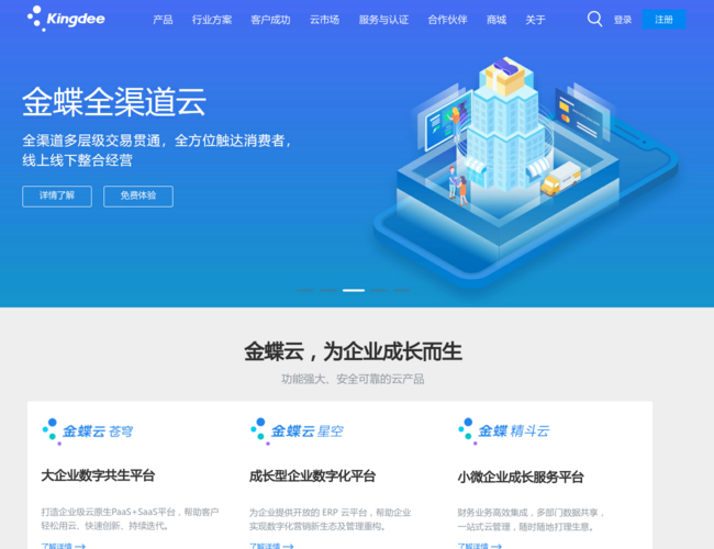 金蝶集團官方網站