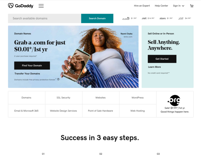 GoDaddy官方中文站