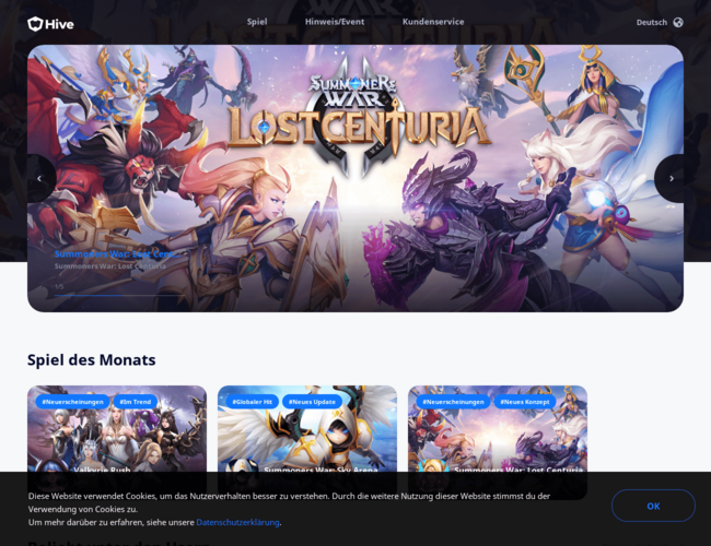 Hive智能手機游戲