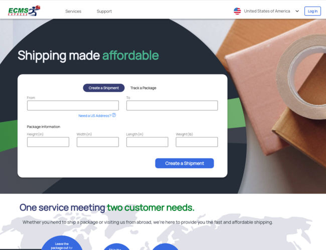 ECMS易客滿國際物流