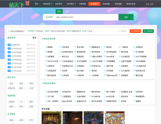 0731a站天下網站目錄